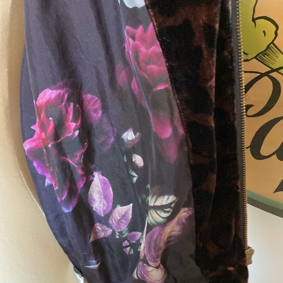 Johnny Was Zwazo leopard velvet jacket - Picture 4 of 7